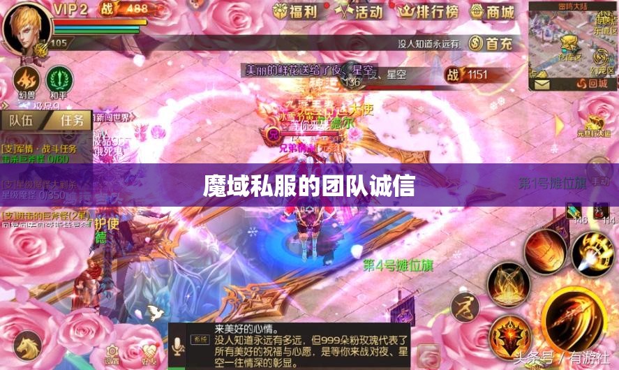 魔域私服的团队诚信