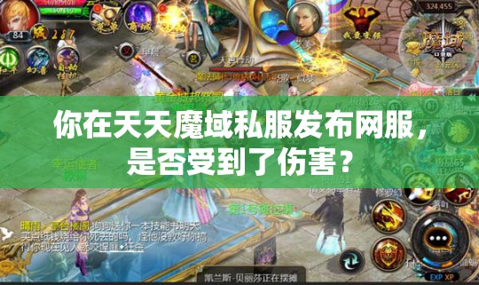 你在天天魔域私服发布网服，是否受到了伤害？