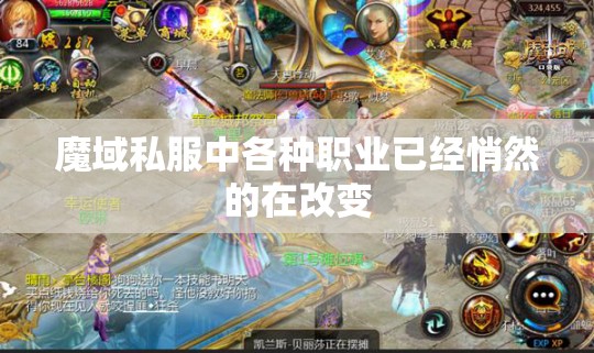 魔域私服中各种职业已经悄然的在改变